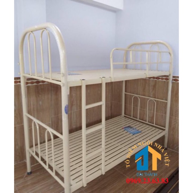 Giường sắt hai tầng Dai thanh 1m x 2m