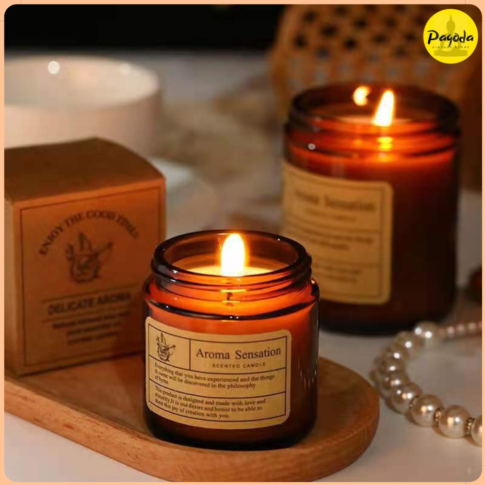 (SP mới) Nến thơm sáp đậu nành không khói vintage =&gt; Follow shop để nhận mã giảm giá
