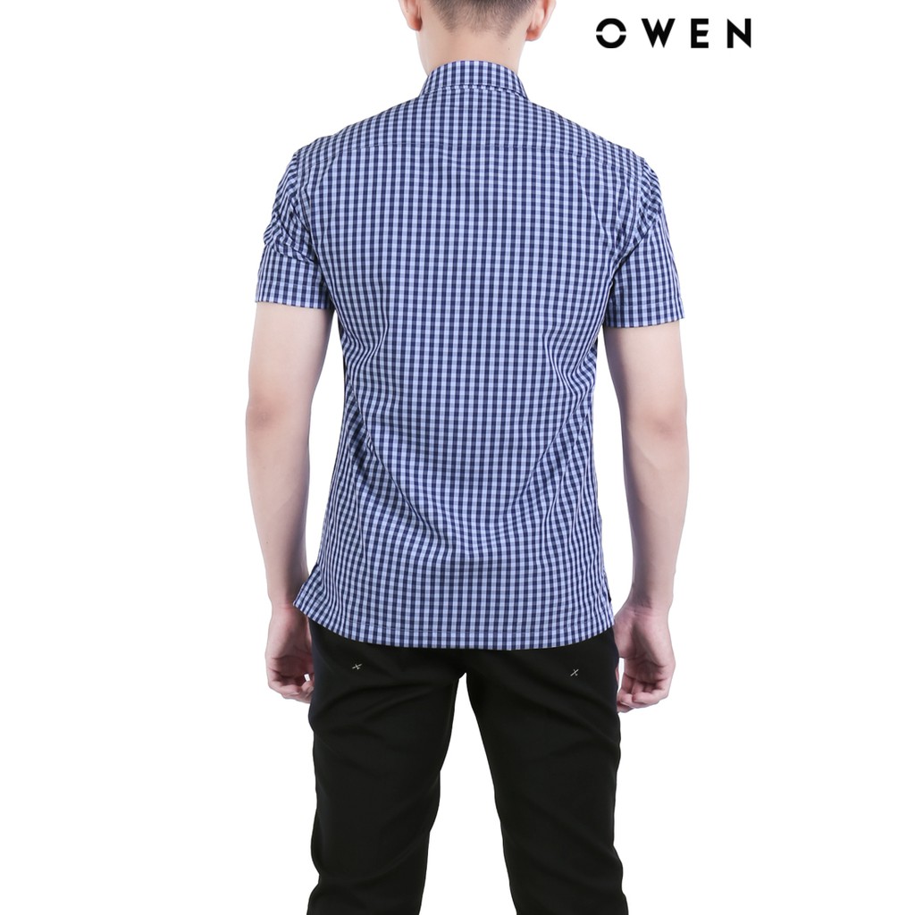 Áo sơ mi ngắn tay OWEN Bodyfit có túi - BA20724NT | BigBuy360 - bigbuy360.vn