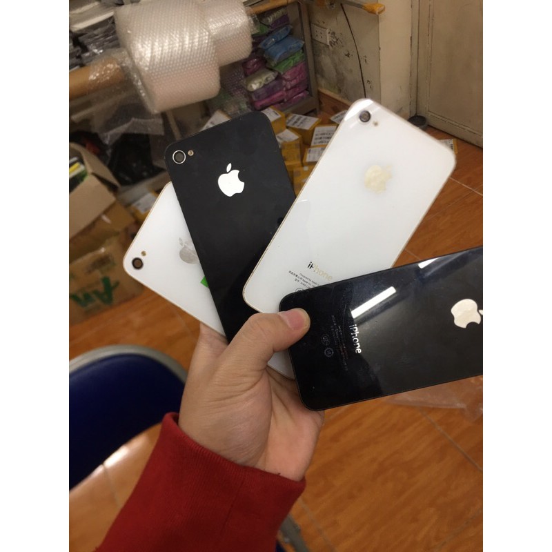 [Đồng giá 25k] Nắp lưng Iphone 4G-4S_đen-trắng_bóc máy_linh kiện điện thoại | BigBuy360 - bigbuy360.vn