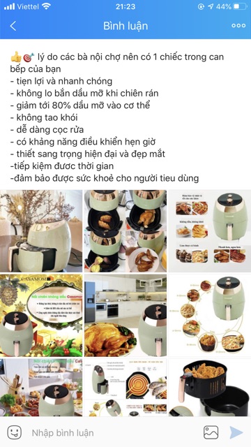 [Hàng mới về] Nồi Chiên Không Dầu Hàn Quốc Siêu Tiện Ích