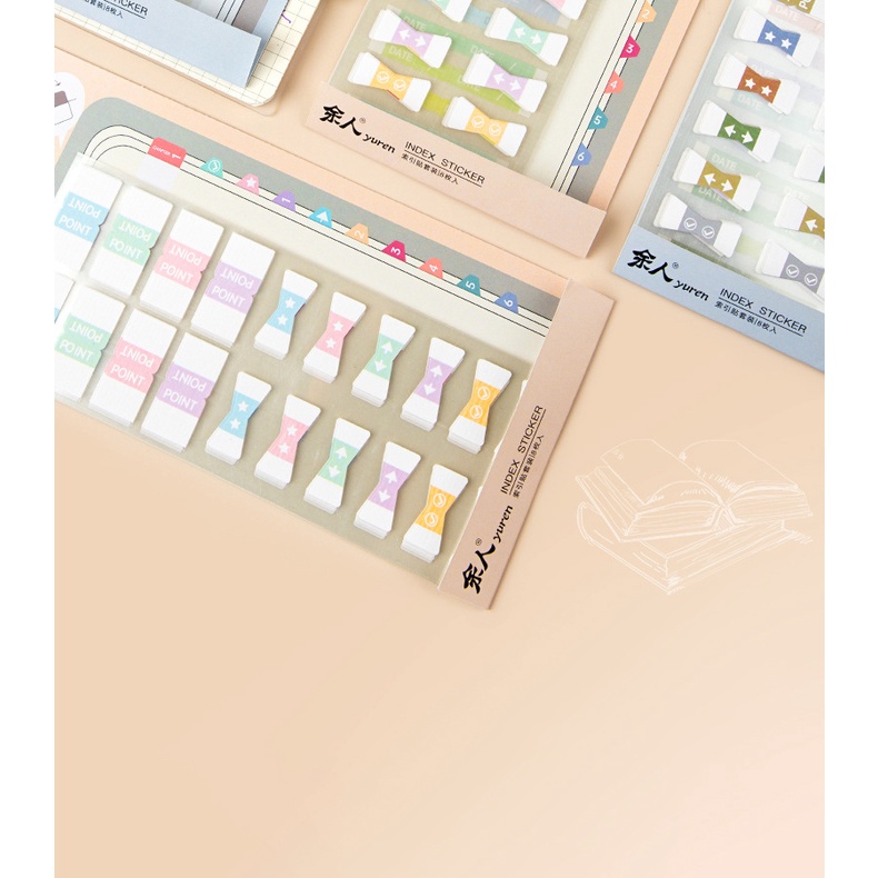 Sticker đánh dấu siêu dễ thương trang trí sổ tay, scrapbook, planner,... [ 088 ]