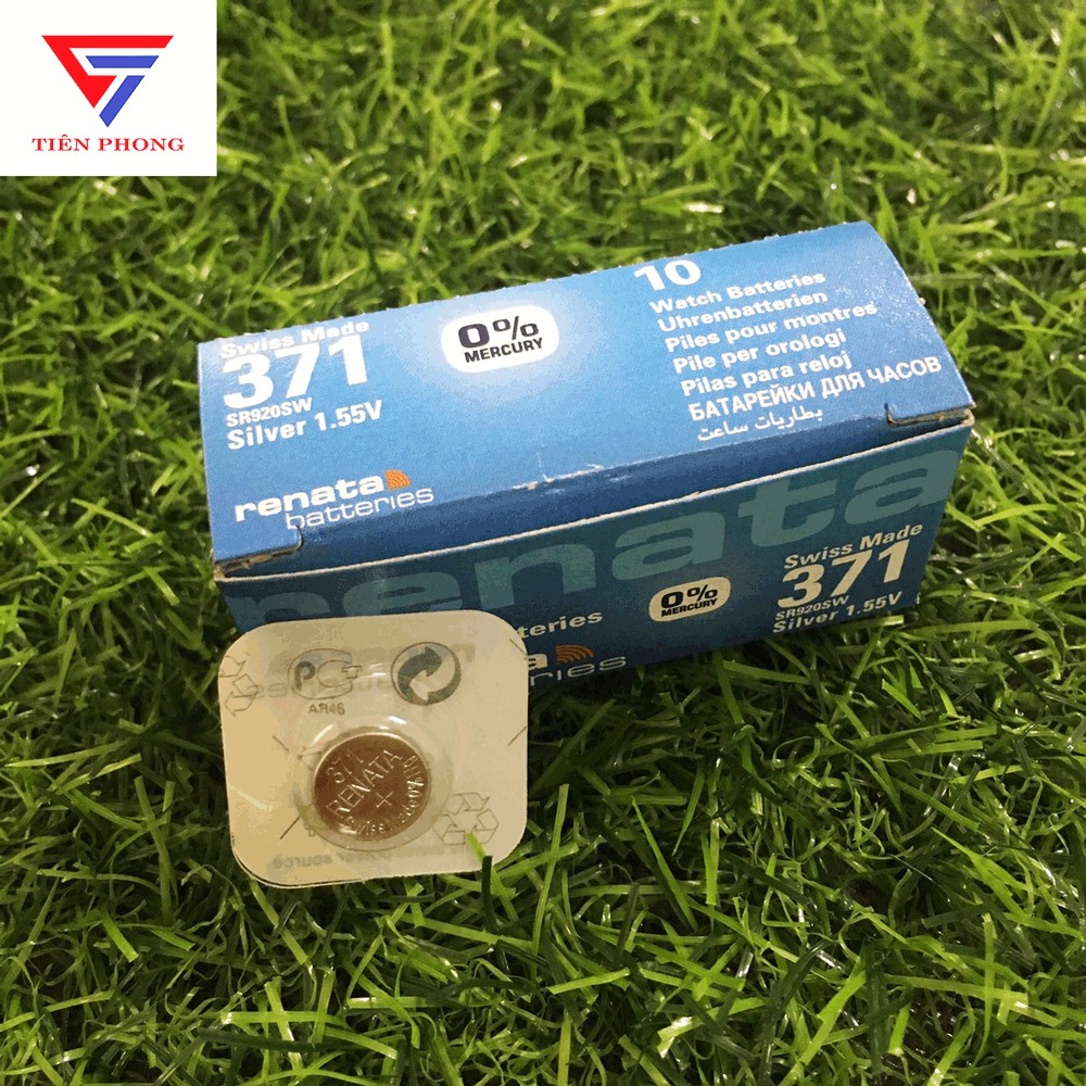 Pin Đồng Hồ Renata SR920SW 371 Vỉ 1 Viên - Hàng Chính Hãng