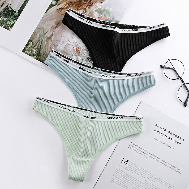 Quần lót cotton in chữ gợi cảm cho nữ