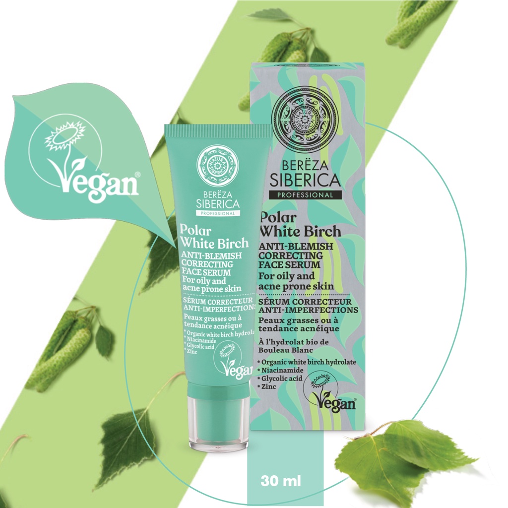 Serum mặt giảm kích ứng, dành cho da nhờn và dễ nổi mụn NATURA SIBERICA 30ml