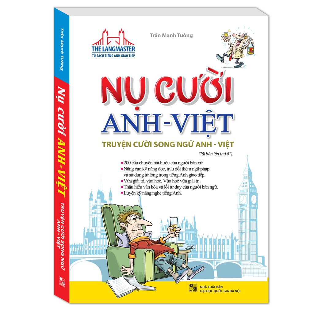 Sách - Nụ cười Anh Việt (truyện cười song ngữ Anh Việt)
