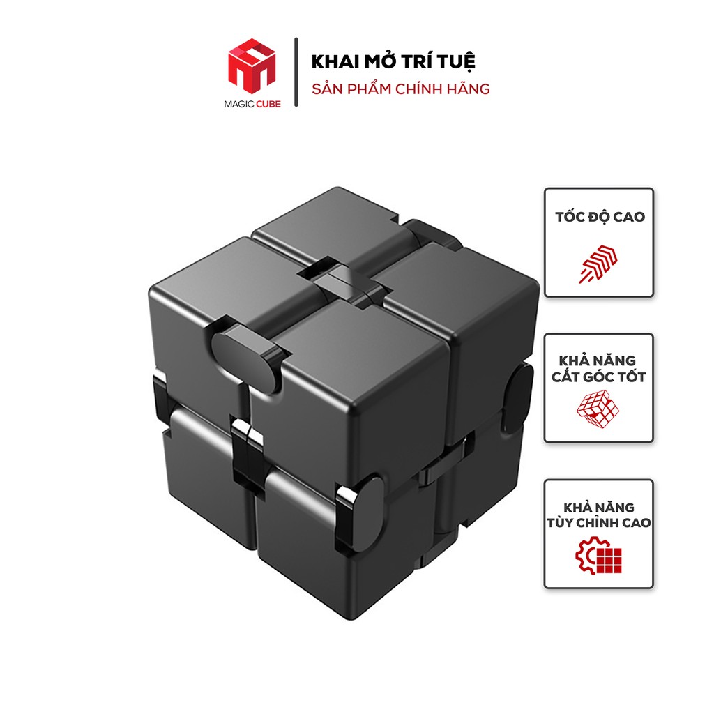 Rubik 2x2 Vô Hạn Màu Đen Và Xanh , Rubik Biến Thể SPEED CUBE