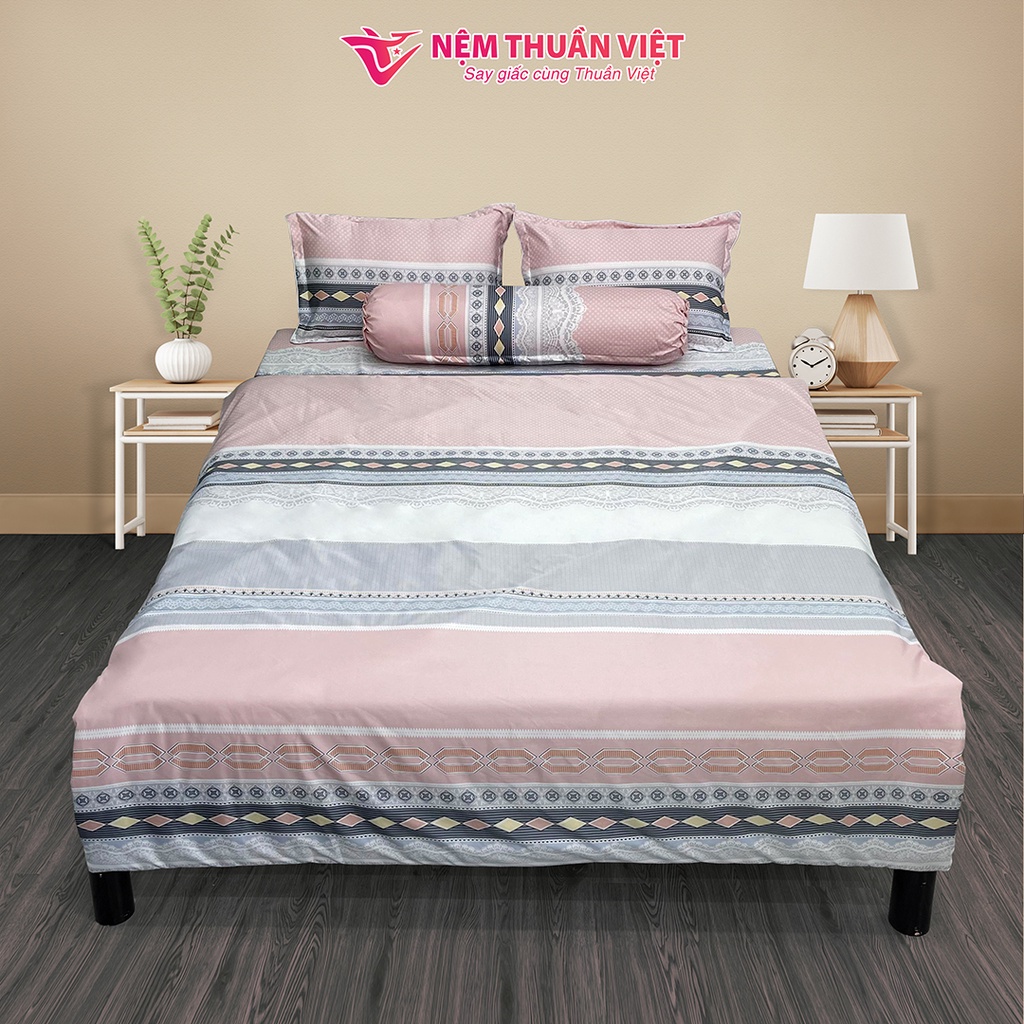 Mền Tencel Thuần Việt Cao Cấp - Hồng Xám TVM20 180x200