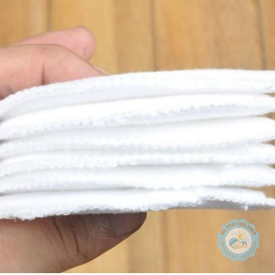 1 BỘ - 4 MIẾNG LÓT THẤM SỮA VẢI DÙNG NHIỀU LẦN HOTGA (katydang)