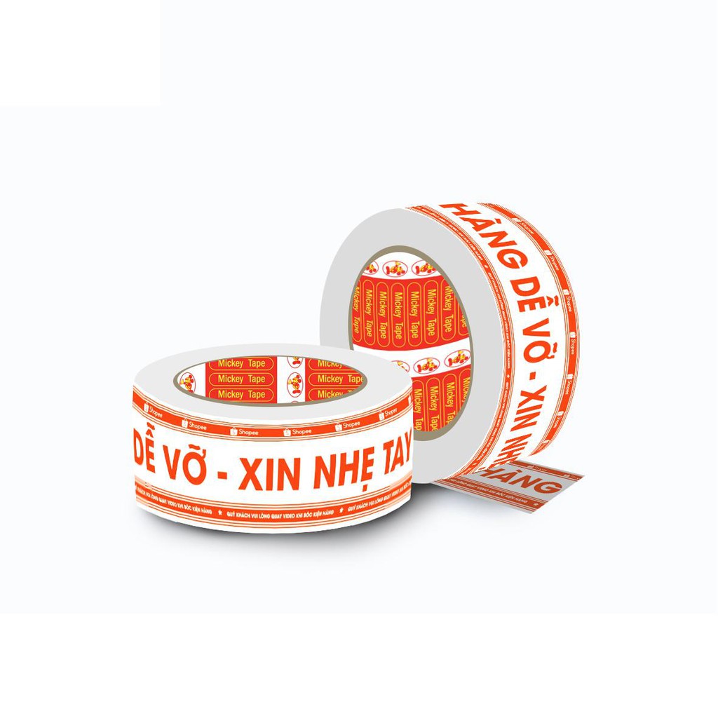 Sỉ băng dính niêm phong, đóng hàng -LOGO "SHOPEE" in chữ tiện dùng dành cho các shop giá rẻ