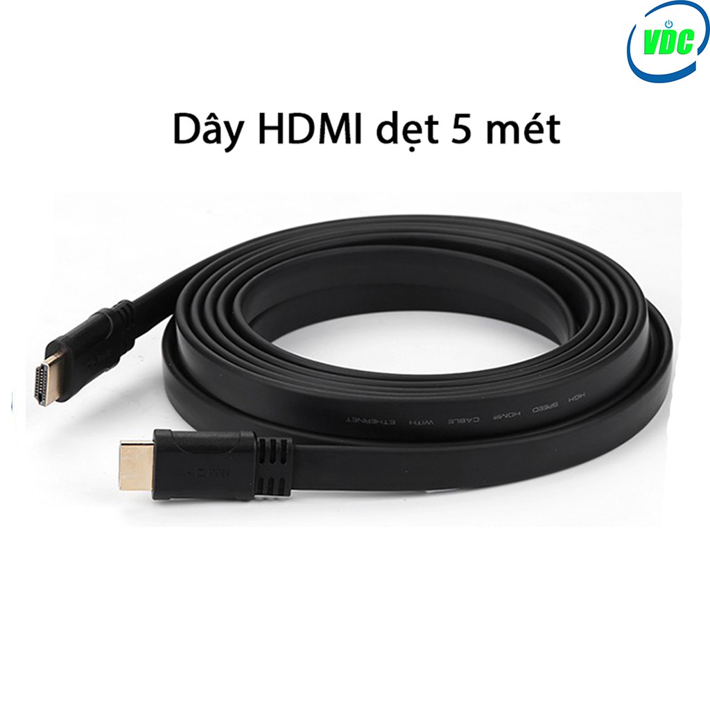 Dây HDMI - Cáp HDMI 1,5 mét đến 20 mét - Dây loại dẹt - Full HD - Chống nhiễu - Bảo hành 6 tháng