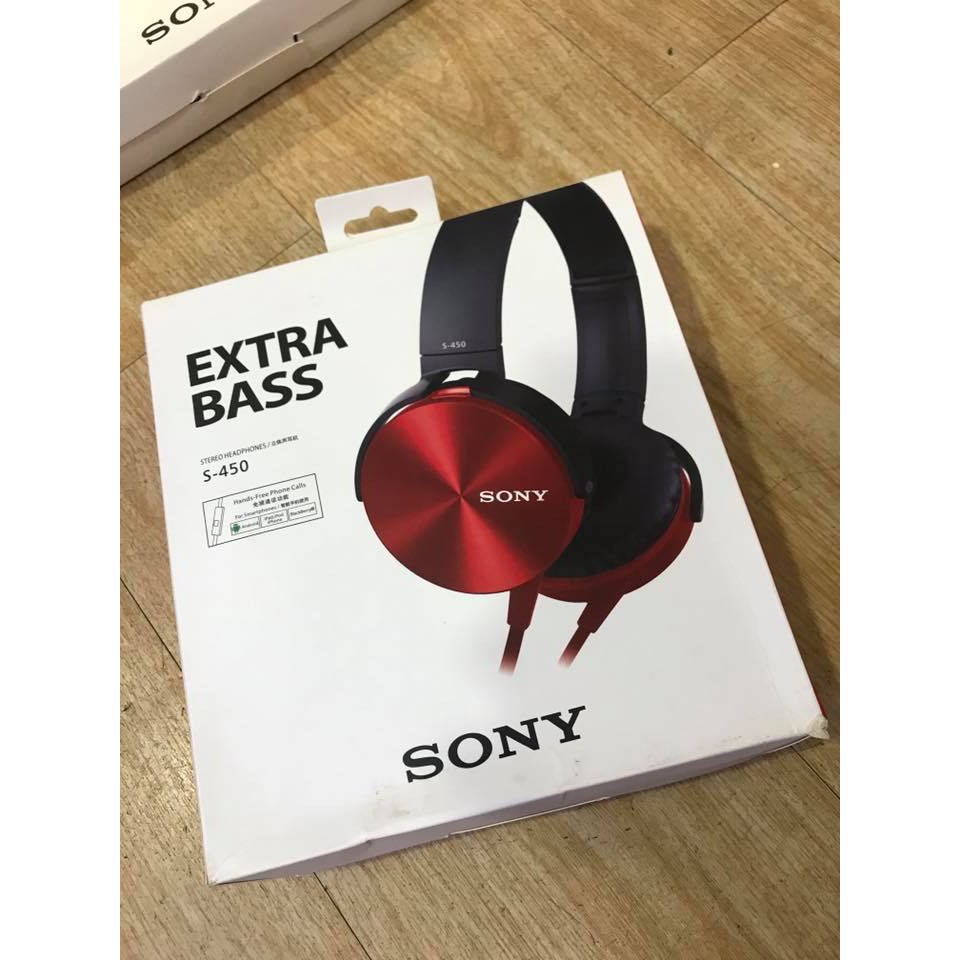 Tai nghe chụp tai có dây Sony Extra Bass S450