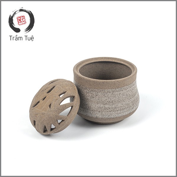 Lư xông trầm ⚡️GỐM BÁT TRÀNG⚡️ Dụng cụ đốt trầm, lư gốm, được đặt làm riêng từ gốm Bát Tràng, chuẩn thuần Việt