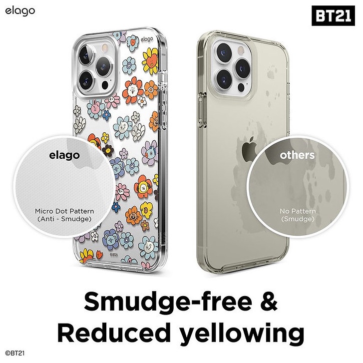 Ốp lưng Elago LINE FRIENDS x BT21 Flower Case iPhone 13