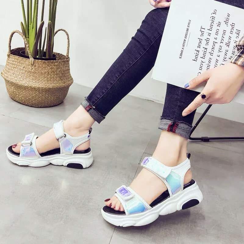 [BIG SIZE SẴN] sandan đế gấu quai dán 40 41