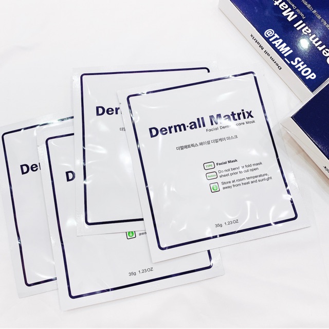 [ MẪU MỚI ] MẶT NẠ THẠCH DERM-ALL MATRIX FACIAL DERMAL-CARE MASK ( ĐẮP QUA ĐÊM )