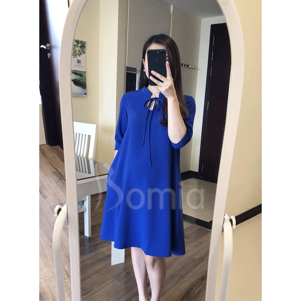 Đầm bầu xanh coban