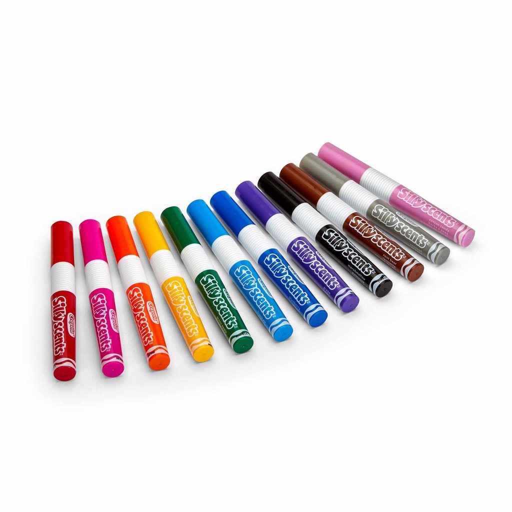 Bộ 12 bút lông Crayola Silly Scents Đầu tam giác - 588199