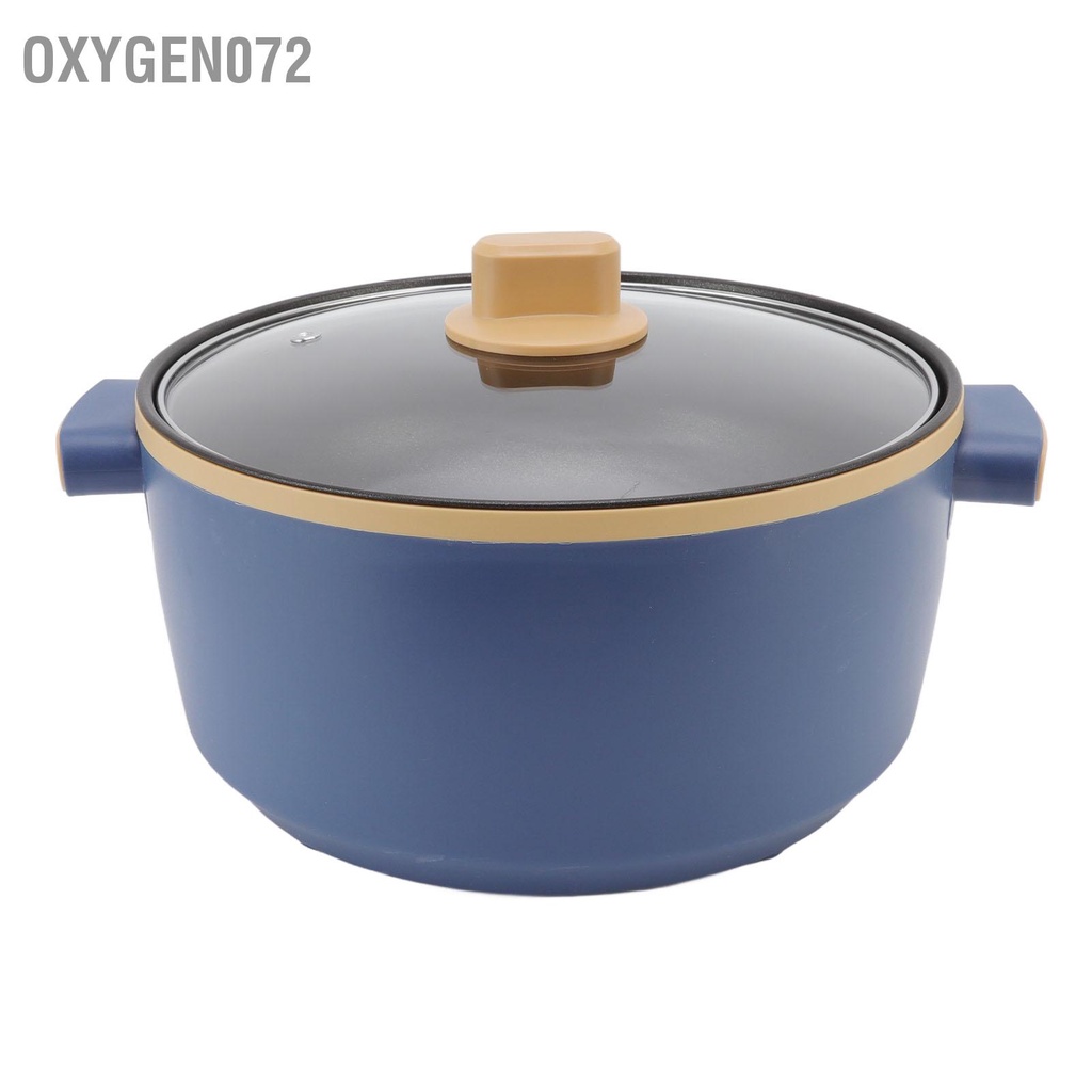 Oxygen072 Bếp điện 800W 2.5L 3 điều khiển tốc độ Nồi đa chức năng một lớp