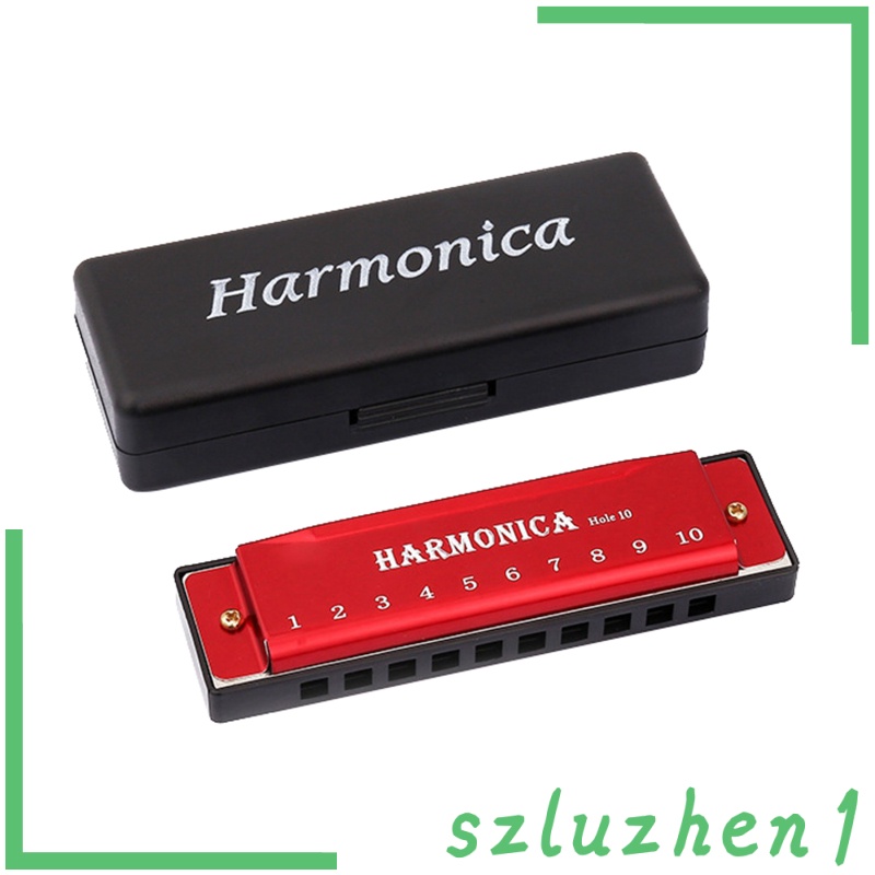 Kèn Harmonica 10 Lỗ Chuyên Dụng Chất Lượng Cao