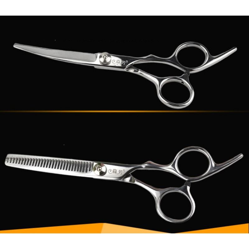 Kéo đơn 7inch đẹp thẳng cắt tỉa lông chó mèo