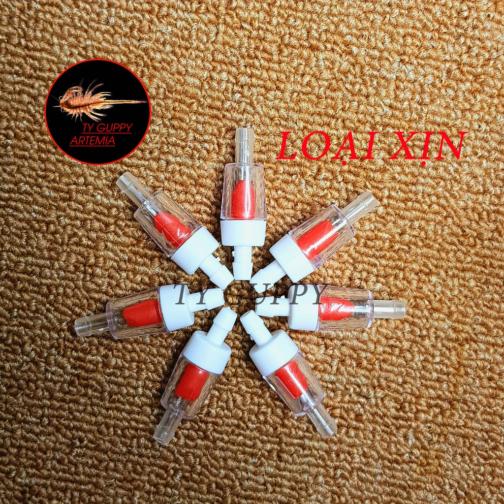 Van 1 chiều,van oxy 1 chiều chuyên dùng ấp artemia