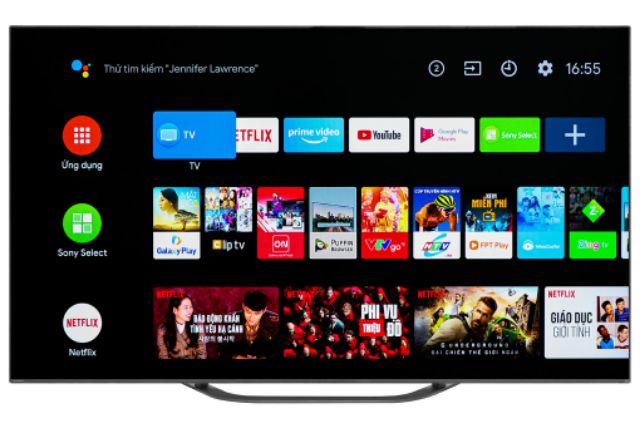 Android tivi OLED Sony 4K 55 inch KD-55A8G.MD2019