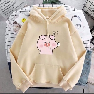 Áo Hoodie nữ dài tay - Free size - Thời Trang Unisex
