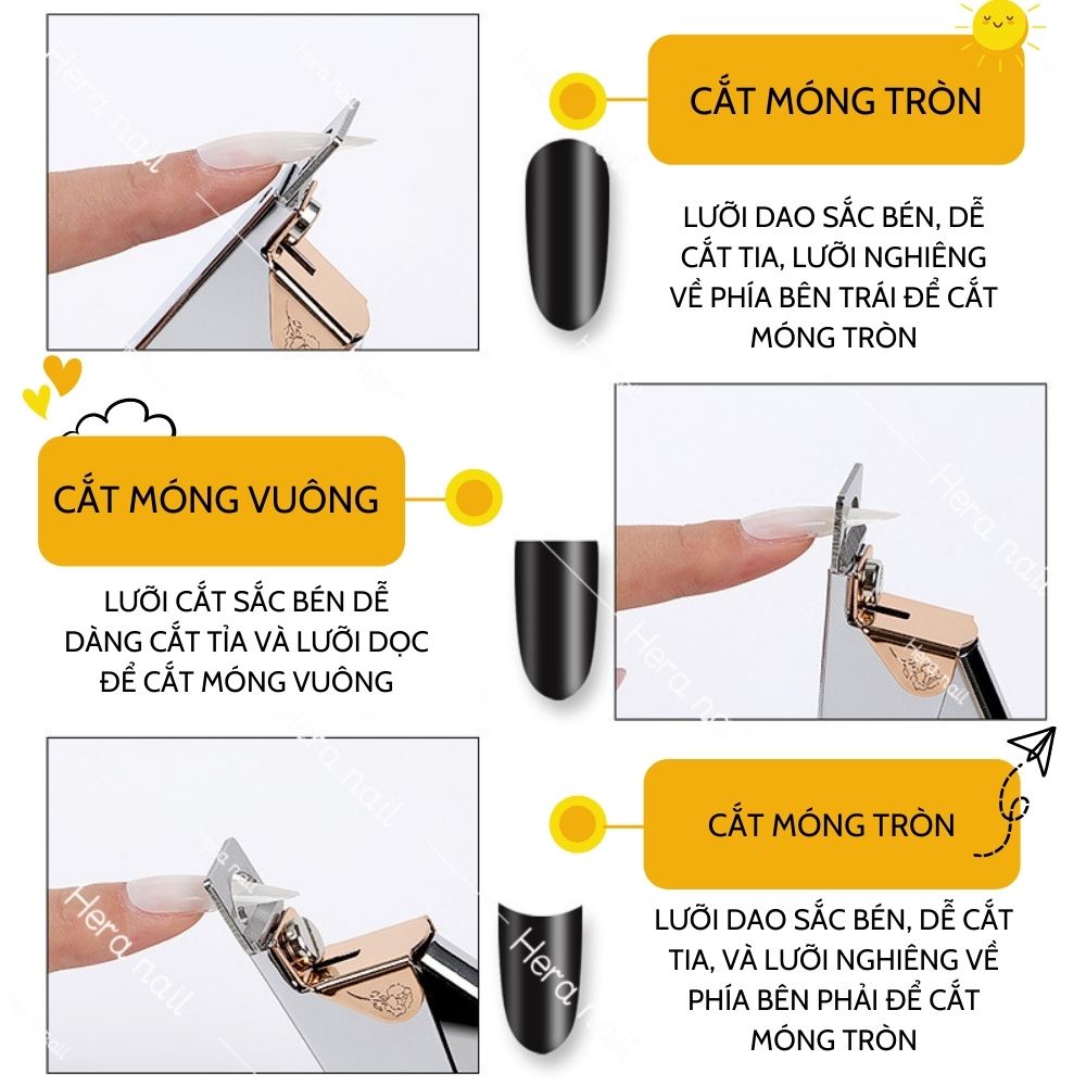 Kìm cắt móng giả inox JELIVA