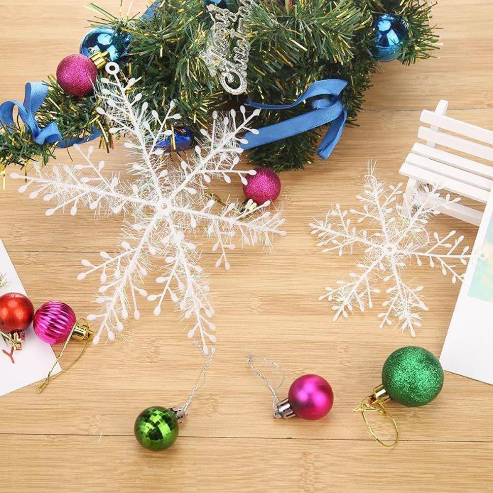 Bông Tuyết Trắng Trang Trí Cửa Sổ DIY Mừng Năm Mới