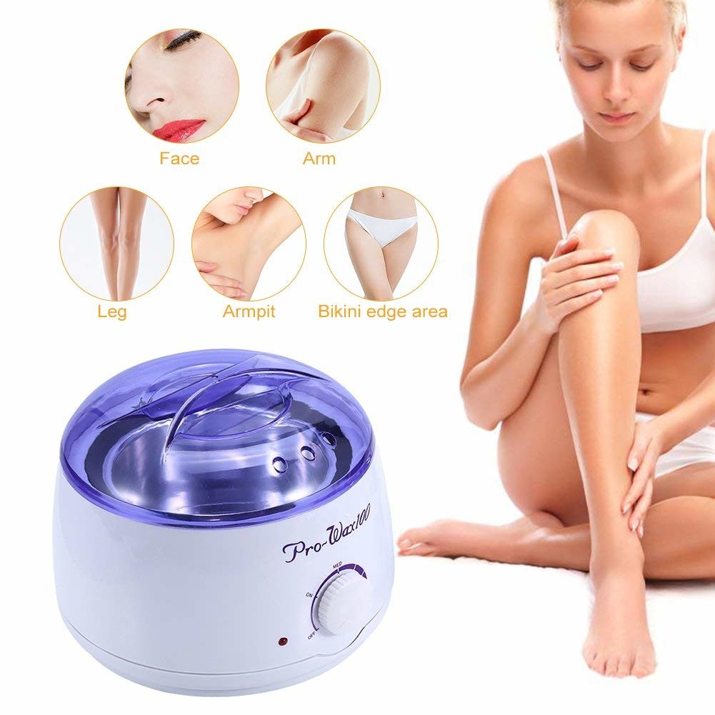Nồi Nấu Sáp Pro Wax 100 + 100g Sáp + Que Gỗ