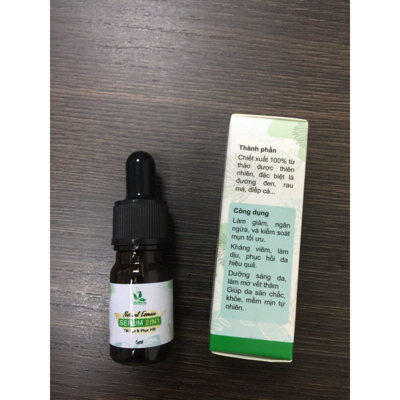 Dưỡng da mềm mịn serum 2in1 loha beauty