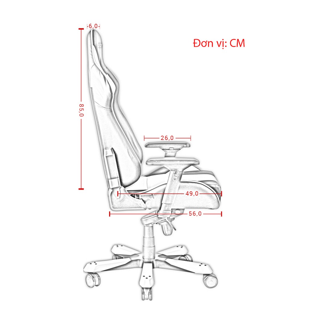 Ghế chơi game DXRacer KING KS28-NE (Xanh Lá)