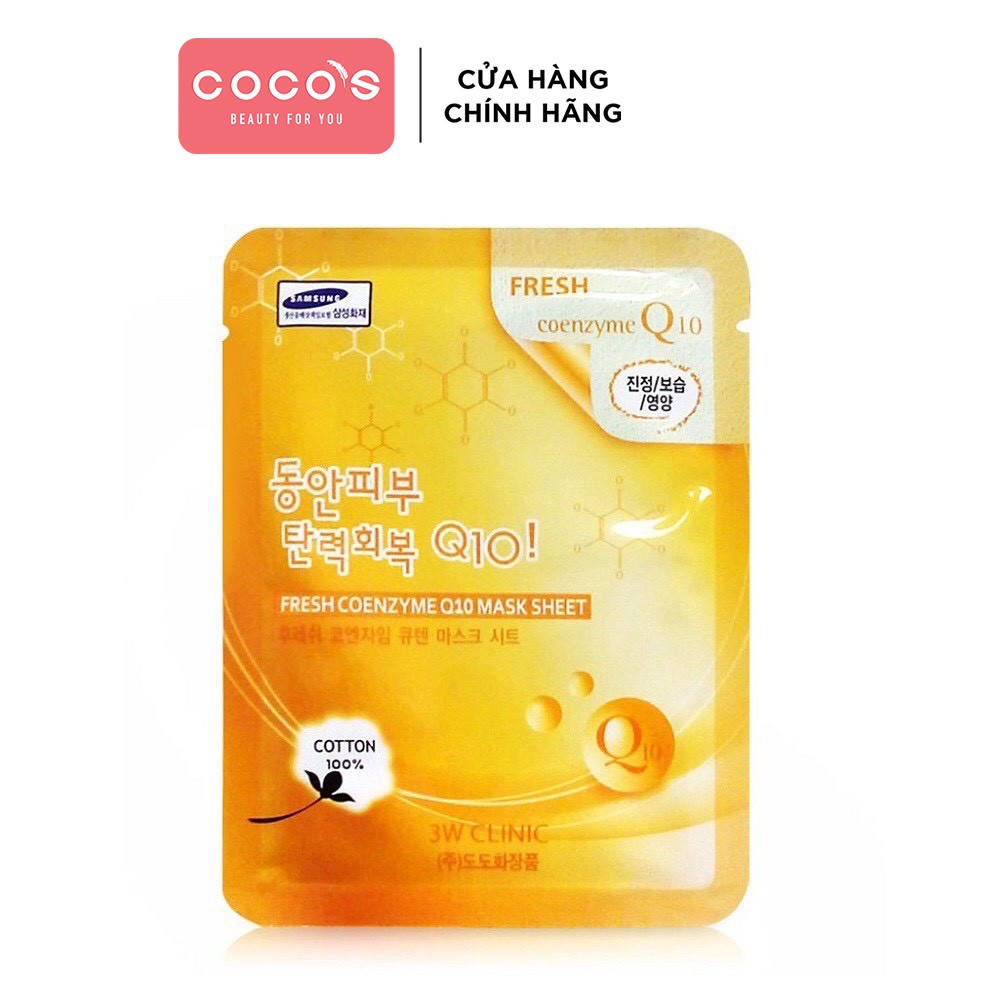 Mặt Nạ Giấy 3W Clinic Fresh Mask Sheet 23ml | BigBuy360 - bigbuy360.vn