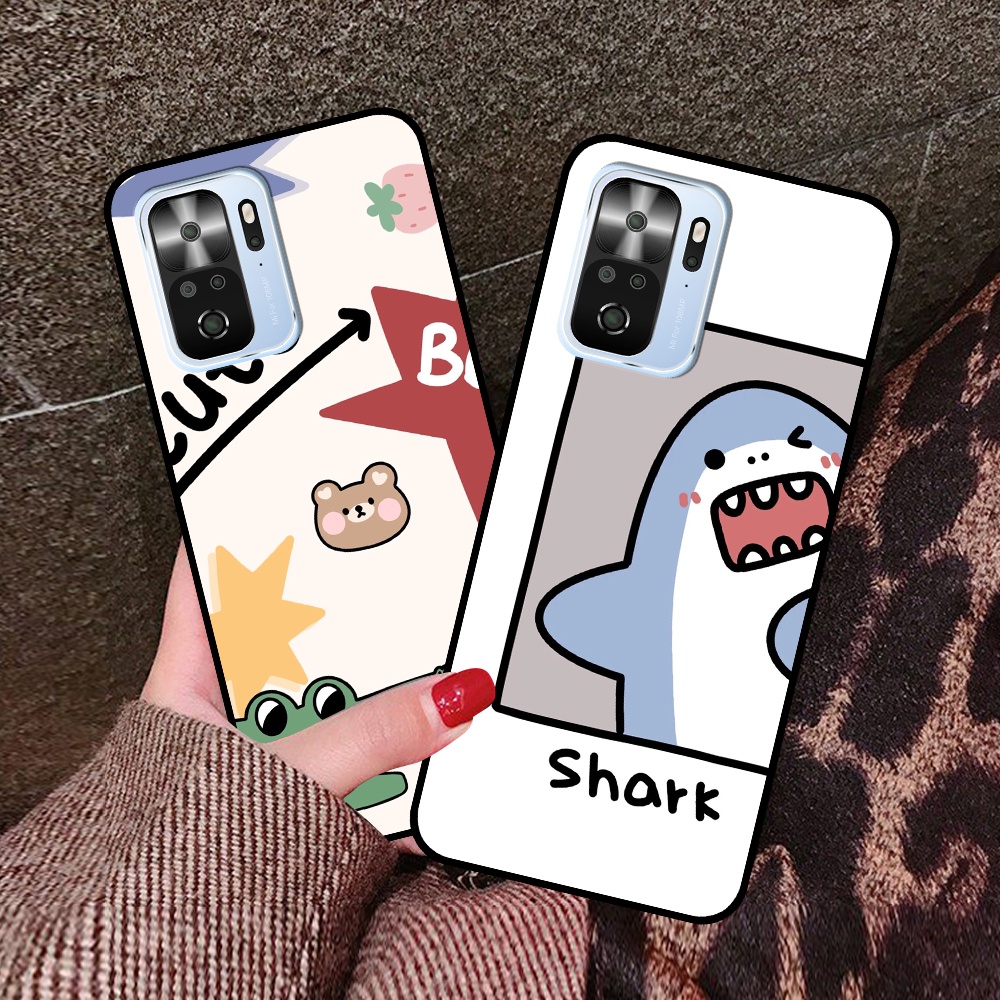 Ốp Xiaomi K40 / K40 Pro / K40 Pro Plus / K40 Pro+ in hình cá mập, khủng long dễ thương, cute (T01 - T06)