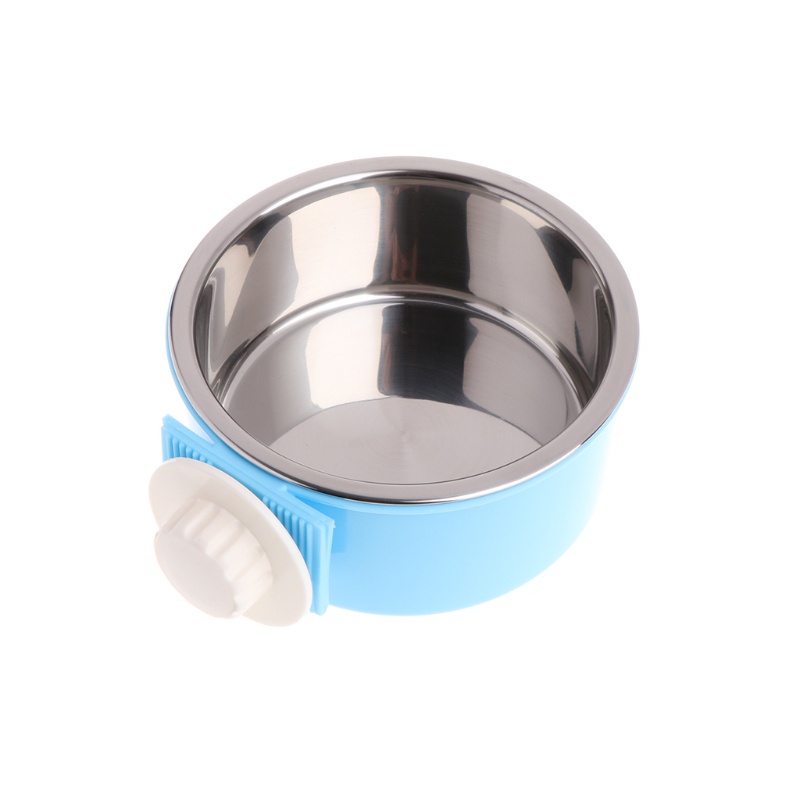 Bát Đựng Thức Ăn / Nước Uống Bằng Thép Không Gỉ Có Thể Tháo Rời Cho Chó Mèo Ferret Rabbi