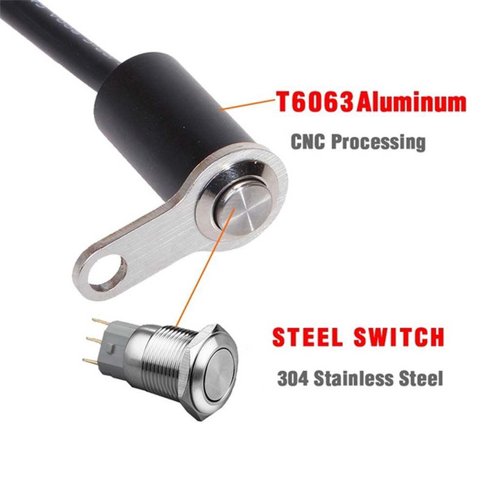 Công Tắc Đèn Pha LED Bằng Hợp Kim Nhôm Chống Nước DC 12V VANES1 Cho Xe Mô Tô ATV