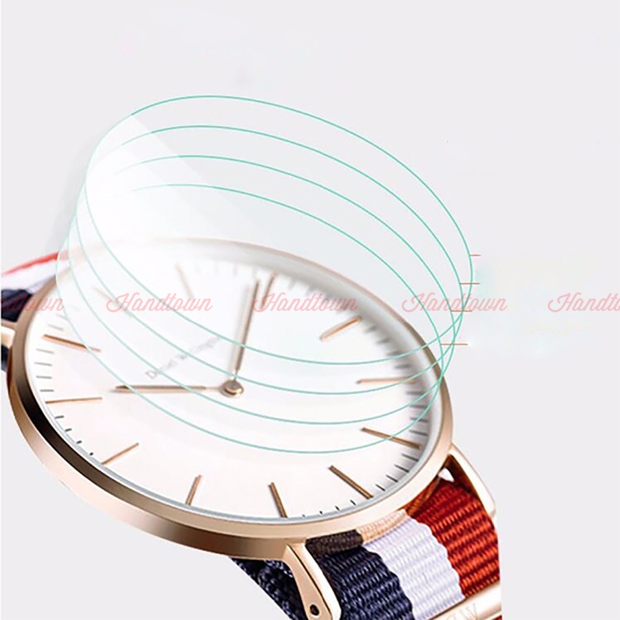 Kính cường lực 3D bảo vệ cho đồng hồ Daniel Wellington DW chống trầy xước đường kính 28mm đến 42mm
