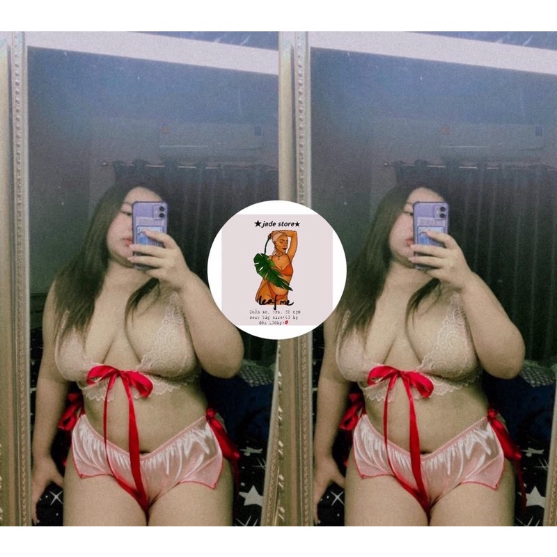 BỘ ĐỒ NGỦ THẮT DÂY CỰC CHẾCH CHI BIG SIZE