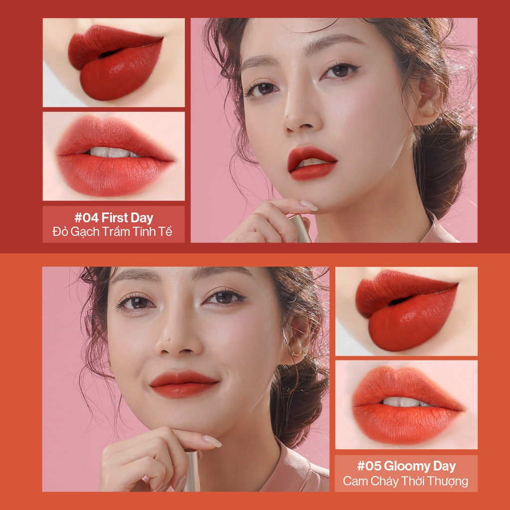 Son kem lì Gilaa Long Wear Lip Cream Full Size (5g)