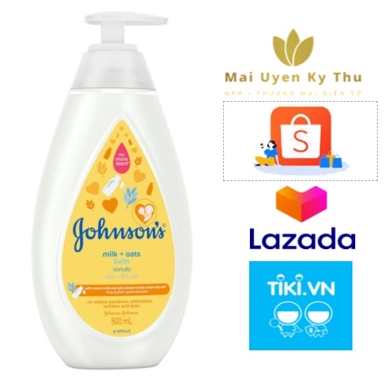 Sữa tắm gội toàn thân Johnson's TOP TO TOE 500ml