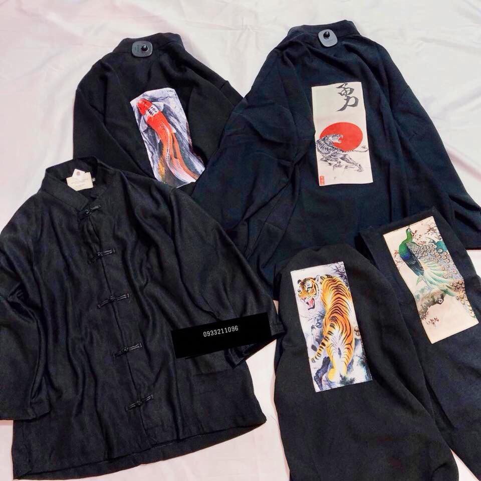 Áo Sơ Mi Shanghai Unisex Nam Nữ Có Hình [MỚI]