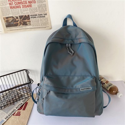 W&amp;Q Backpack Laptop Cặp Học Sinh - Xanh Ánh Tím - Kháng Nước - Trend Mới 2021 - Ảnh Thật Có Sẵn