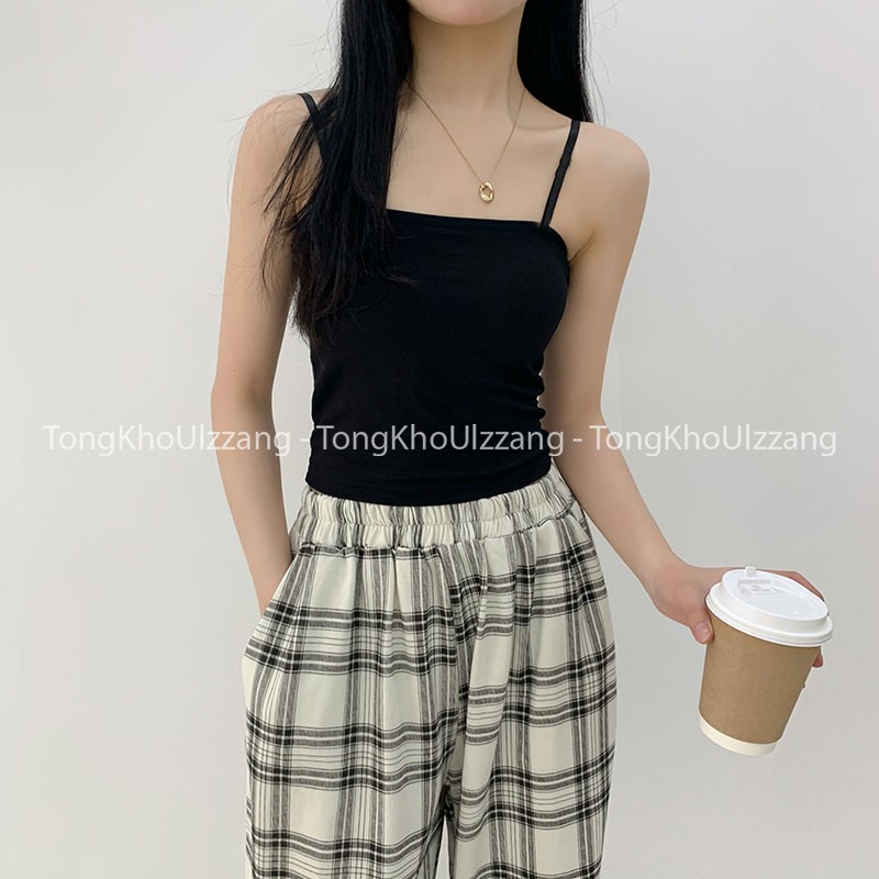 [CHUYÊN SỈ] Áo 2 dây Croptop Cotton Bozip - Có quai chỉnh - Mix đồ cực xinh khi đi làm - đi chơi - đi biển