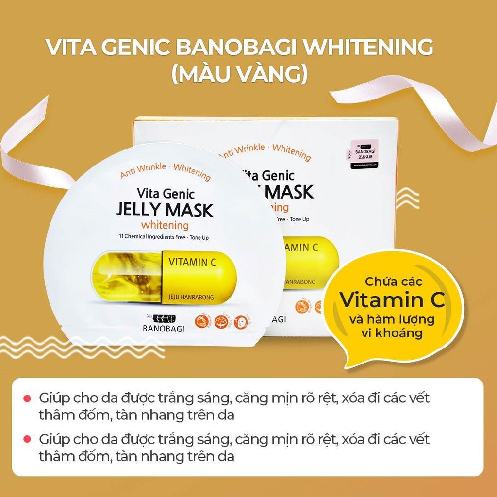 Mặt Nạ Vitamin Banobagi Vita Genic Jelly Mask 30ml