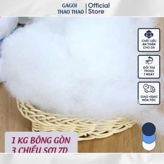 Bông Gòn Nhồi Gối, Thú, Dạng Xơ, Bi Cao Cấp | Bông Gòn Nhân Tạo Nhồi Lõi Gối, Thú Bông, Trang Trí Chụp Ảnh, Decor