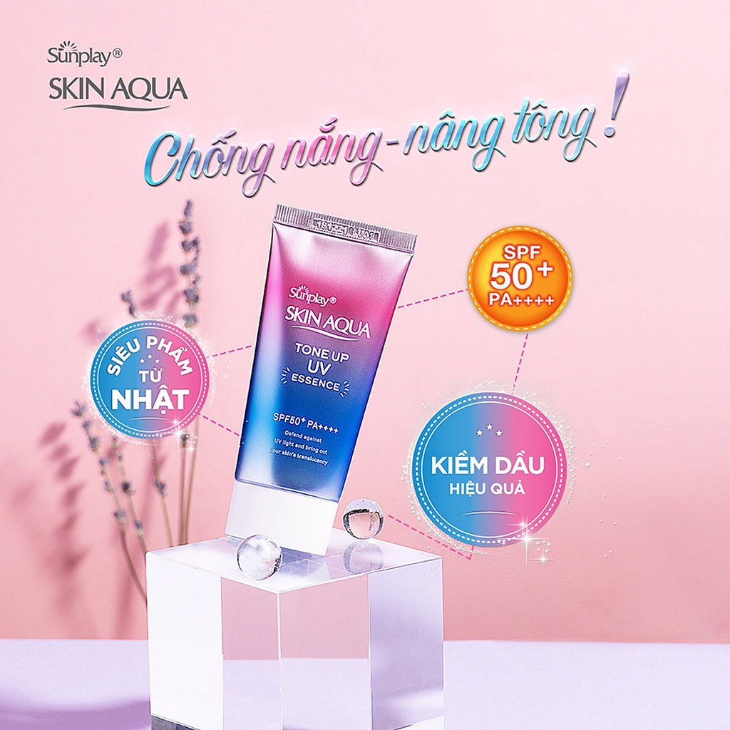 Kem chống nắng Skin Aqua Tone Up UV Essence SPF 50 Nhật Bản | BigBuy360 - bigbuy360.vn