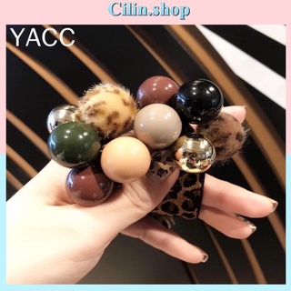 Dây buộc tóc 🌹cilin🌹họa tiết da báo thời trang cho nữ.