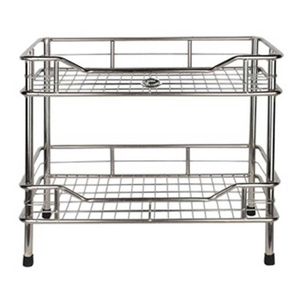 Kệ chén inox 2 tầng