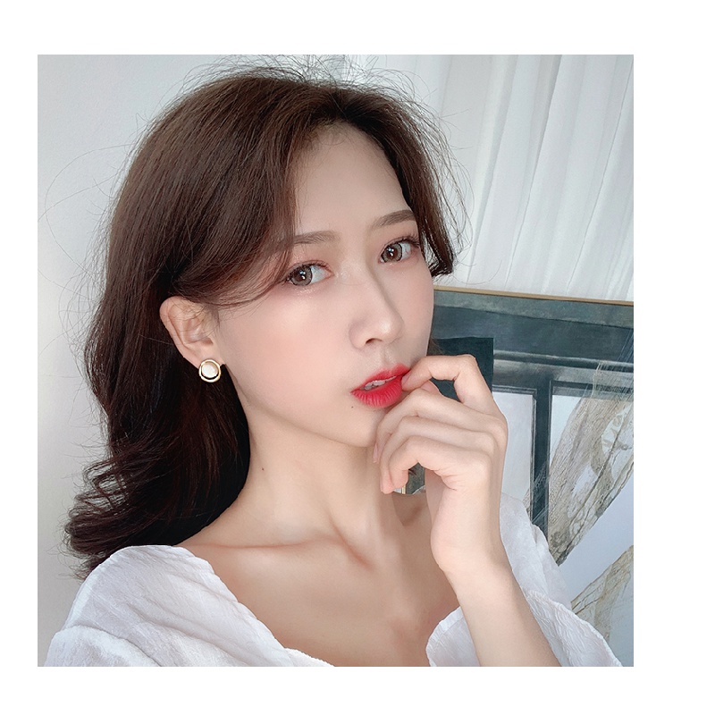 Opalstoneearstudssimpleands Phong Cách